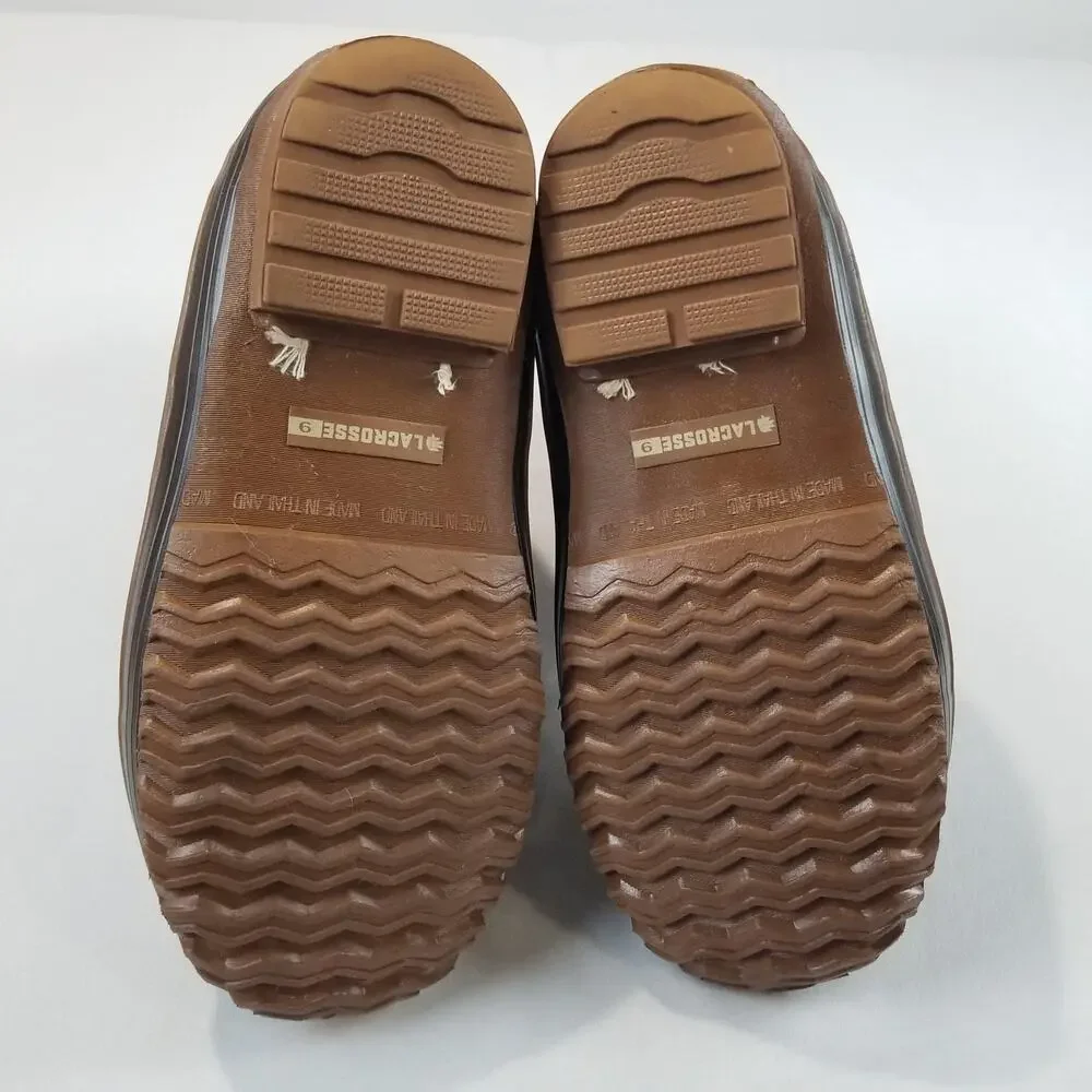 LaCrosse Ice King Boots Mens Size 9 Brown 10